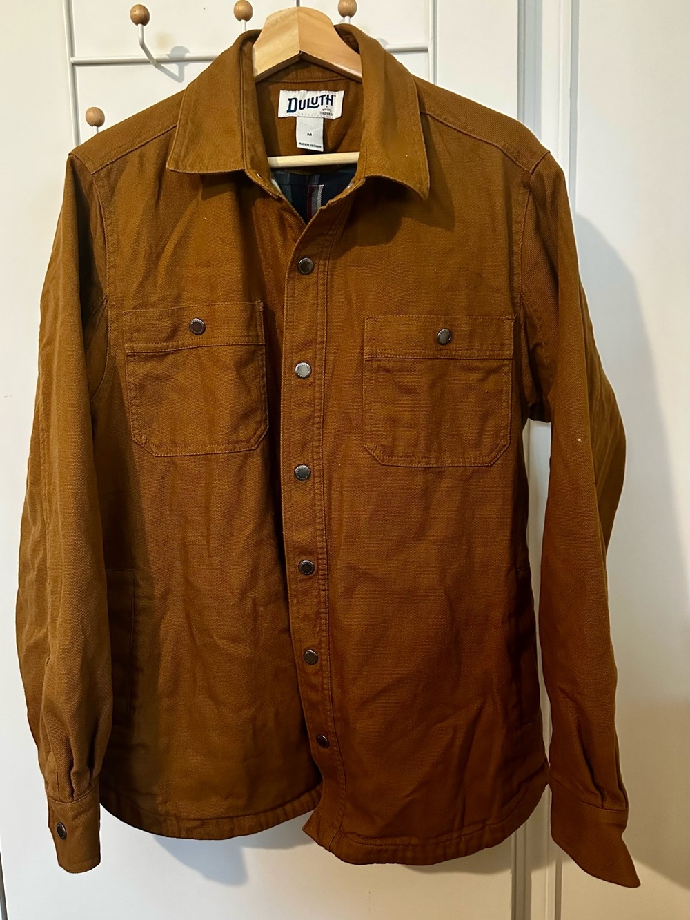 Duluth Trading Co Men’s Flannel Lined Field Jacket M